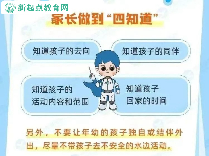 新起点谨防溺水安全提醒