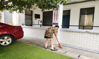 新起点专门教育学校组织学员卫生大扫除